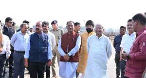 प्रधानमंत्री श्री नरेन्द्र मोदी के बिलासपुर दौरे की तैयारियों का मुख्यमंत्री श्री विष्णुदेव साय ने कार्यक्रम स्थल पर पहुँचकर लिया जायजा