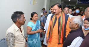 स्वास्थ्य एवं परिवार कल्याण मंत्री श्री जायसवाल ने जिला अस्पताल दुर्ग का निरीक्षण कर स्वास्थ्य सुविधाओं का किया मूल्यांकन