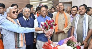 मुख्यमंत्री छत्तीसगढ़ भवन एवं अन्य सन्निर्माण कर्मकार कल्याण मंडल के नवनियुक्त अध्यक्ष डॉ. रामप्रताप सिंह के पदभार ग्रहण समारोह में हुए शामिल