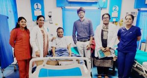 साउथ अफ्रीका के मरीज की हुई अम्बेडकर अस्पताल में सफल सर्जरी