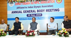 मुख्यमंत्री श्री साय ने की बड़ी घोषणा – छत्तीसगढ़ से ओलंपिक में भाग लेने वाले प्रतिभागियों को मिलेगा 21 लाख रुपये की प्रोत्साहन राशि