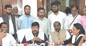 सामाजिक न्याय एवं अधिकारिता राज्य मंत्री श्री रामदास अठावले का छत्तीसगढ़ प्रवास