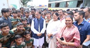 मुख्यमंत्री श्री विष्णुदेव साय से 26 अग्निवीरों ने की सौजन्य मुलाकात