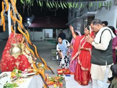 देवउठनी एकादशी पर मुख्यमंत्री निवास में श्रद्धा एवं पारंपरिक विधिविधान से हुआ तुलसी विवाह