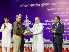 केन्द्रीय गृह एवं सहकारिता मंत्री श्री अमित शाह ने छत्तीसगढ़ के रायपुर में तीन दिवसीय 60वीं DGP/IGP कॉफ्रेंस का उद्घाटन किया