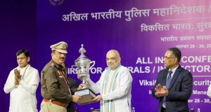 केन्द्रीय गृह एवं सहकारिता मंत्री श्री अमित शाह ने छत्तीसगढ़ के रायपुर में तीन दिवसीय 60वीं DGP/IGP कॉफ्रेंस का उद्घाटन किया