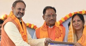 हमारी सरकार ने देवी स्वरूप माताओं-बहनों के लिए महतारी वंदन योजना लागू कर उन्हें सम्मान देने का किया है कार्य: मुख्यमंत्री श्री विष्णु देव साय