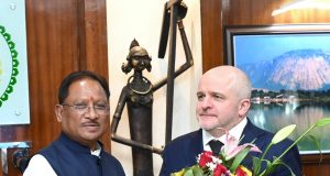 मुख्यमंत्री श्री विष्णु देव साय से पोलैंड की विदेशी मामलों की समिति के प्रतिनिधिमंडल ने की मुलाकात।