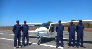 जशपुर के आगडीह हवाई अड्डे में चल रही एयर एनसीसी का फ्लाइंग ट्रेनिंग