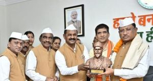 छत्तीसगढ़ कुनबी समाज महासंगठन ने मुख्यमंत्री श्री विष्णु देव साय से की सौजन्य भेंट, फिल्म “छावा” को कर मुक्त करने पर किया आभार प्रकट