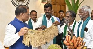 मुख्यमंत्री श्री विष्णु देव साय से तमिलनाडु के किसानों ने की सौजन्य मुलाकात