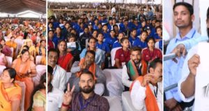 प्रधानमंत्री श्री नरेंद्र मोदी को देखने और सुनने पहुंचे युवा, बस्तर ओलंपिक के विजयी प्रतिभागी और लखपति दीदियां