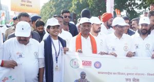 मुख्यमंत्री श्री विष्णु देव साय युवाओं के साथ ‘जय भीम पदयात्रा’ में हुए शामिल