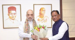 छत्तीसगढ़ के मुख्यमंत्री विष्णुदेव साय ने केंद्रीय गृहमंत्री से की मुलाकात