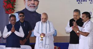 केन्द्रीय गृह मंत्री श्री अमित शाह ने एनएफएसयू और एनएफएसएल का किया भूमिपूजन