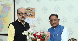 राज्यपाल श्री डेका से मुख्यमंत्री श्री साय ने की भेंट*