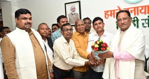 मुख्यमंत्री श्री साय से यादव समाज के प्रतिनिधियों ने की सौजन्य मुलाकात