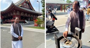 मुख्यमंत्री श्री साय ने जापान पहुंचने के बाद सबसे पहले टोक्यो स्थित ऐतिहासिक असाकुसा मंदिर में की पूजा-अर्चना