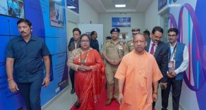 मुख्यमंत्री ने एस0जी0पी0जी0आई0, लखनऊ में एस0बी0आई0 फाउण्डेशन आई0सी0यू0 प्रोजेक्ट का शुभारम्भ किया