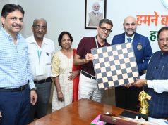 मुख्यमंत्री श्री साय से ग्रैंडमास्टर प्रवीण महादेव थिप्से ने की सौजन्य भेंट