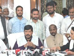 सामाजिक न्याय एवं अधिकारिता राज्य मंत्री श्री रामदास अठावले का छत्तीसगढ़ प्रवास