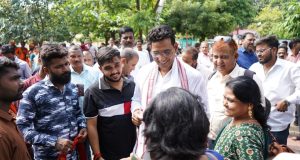 भिलाई नगर विधायक देवेंद्र यादव ने लोगों से की भेंट मुलाकात, सुनी समस्याएँ किया समाधान