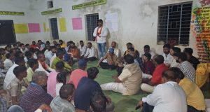 गौ हत्या के खिलाफ लाम बंद हुए ग्रामीण जन ग्राम