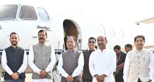 मुख्यमंत्री ने स्टेट हैंगर से विमान परिचालन सेवा का किया शुभारंभ