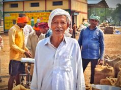 धान विक्रय में हुई सुगमता से प्रसन्नचित है बुजुर्ग किसान कोल्हु राम साहू