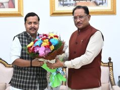 मुख्यमंत्री श्री विष्णु देव साय से बिहार के पथ निर्माण मंत्री श्री नितिन नवीन ने की सौजन्य मुलाकात