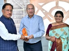 मुख्यमंत्री श्री साय से एनएमआईएमएस के प्रतिनिधियों ने की सौजन्य मुलाकात