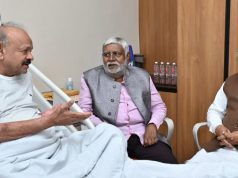 मुख्यमंत्री श्री विष्णुदेव साय ने विधायक श्री भैयालाल राजवाड़े के स्वास्थ्य लाभ की कामना की