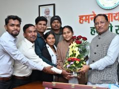 मुख्यमंत्री श्री साय से शासकीय आदर्श पोस्ट मैट्रिक आदिवासी बालक छात्रावास के प्रतिनिधिमंडल ने की सौजन्य मुलाकात