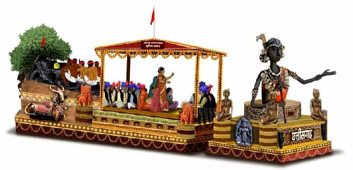 अनूठे विषय को लेकर राष्ट्रीय स्तर पर चर्चित छत्तीसगढ़ की झांकी कर्तव्य पथ पर कल बिखेरेगी आदिवासी संस्कृति का सौंदर्य अनूठे विषय को लेकर राष्ट्रीय स्तर पर चर्चित छत्तीसगढ़ की झांकी कर्तव्य पथ पर कल बिखेरेगी आदिवासी संस्कृति का सौंदर्य