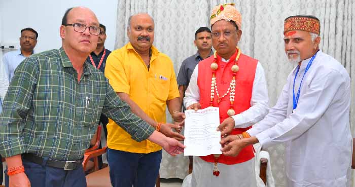 छत्तीसगढ़ श्रमजीवी पत्रकार संघ के प्रतिनिधिमंडल की मुख्यमंत्री विष्णुदेव साय से मुलाकात