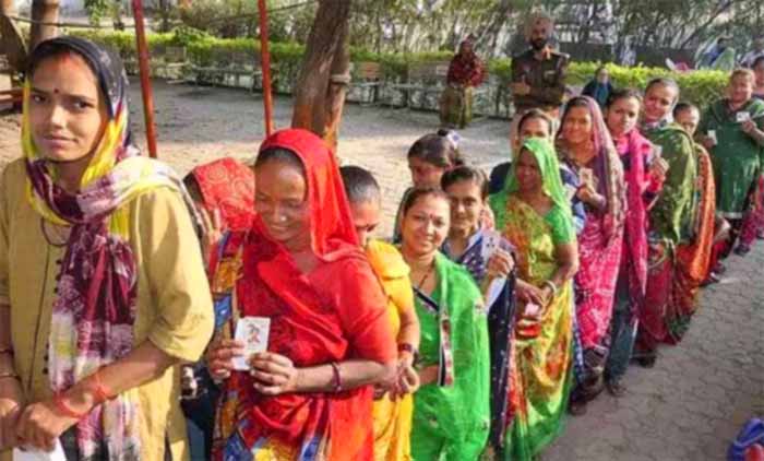 प्रदेश की छह लोकसभा सीटों की 15 विधानसभा में 80 प्रतिशत के पार हुआ मतदान