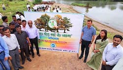 एक पेड़ माँ के नाम अभियान: संभागायुक्त और कलेक्टर ने किया वृक्षारोपण