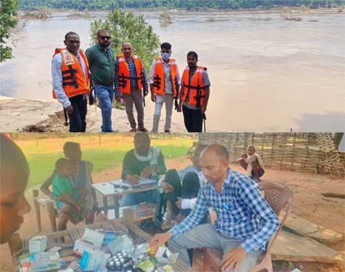 बस्तर संभाग के दूरस्थ क्षेत्र अबूझमाड़ से लगे ग्राम कोंडे तक पहुँची स्वास्थ्य सेवाएँ