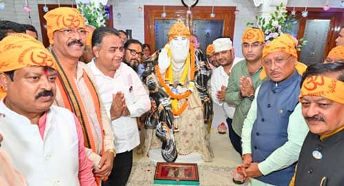 मुख्यमंत्री साय संत बाबा हरदास राम साहिब जी की बरसी महोत्सव में हुए शामिल