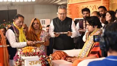 मुख्यमंत्री श्री विष्णुदेव साय दिव्य श्री हनुमंत कथा समारोह में हुए शामिल