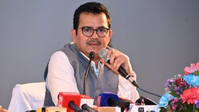 सचिव भौमिकी एवं खनिकर्म श्री पी. दयानंद ने ली पत्रकार वार्ता