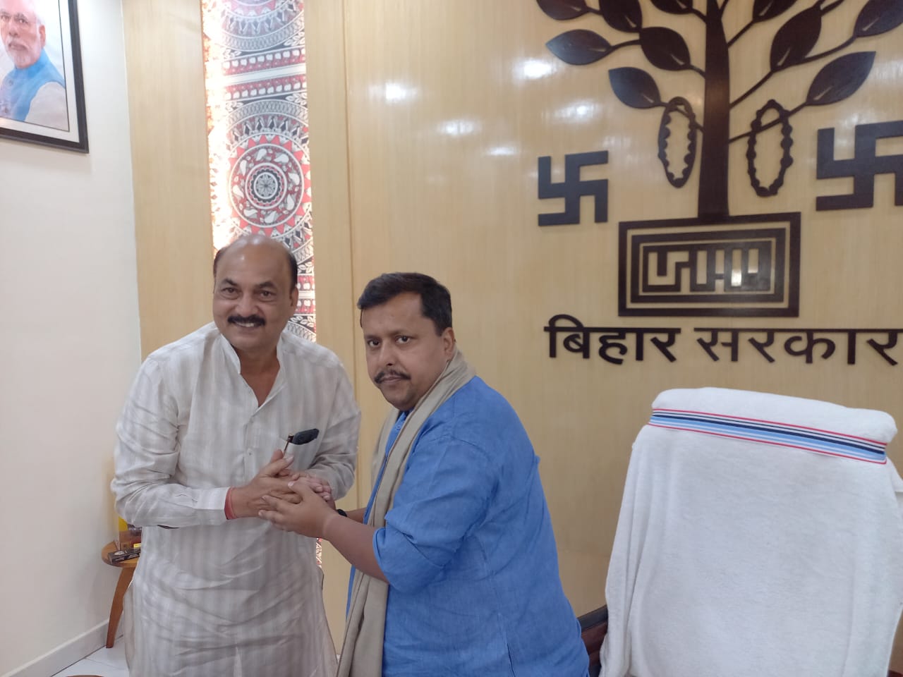 भाजपा प्रदेश कार्यकारणी सदस्य रविशंकर सिंह ने नितिन नवीन को राष्ट्रीय अध्यक्ष बनने पर दी बधाई