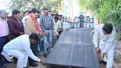 उप मुख्यमंत्री श्री विजय शर्मा ने 02 स्क्वायर बेलर मशीनों का किया लोकार्पण