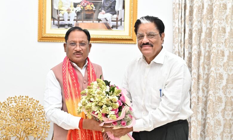 मुख्यमंत्री से राज्य नीति आयोग के नवनियुक्त उपाध्यक्ष श्री गणेश शंकर मिश्रा ने की सौजन्य मुलाकात मुख्यमंत्री से राज्य नीति आयोग के नवनियुक्त उपाध्यक्ष श्री गणेश शंकर मिश्रा ने की सौजन्य मुलाकात