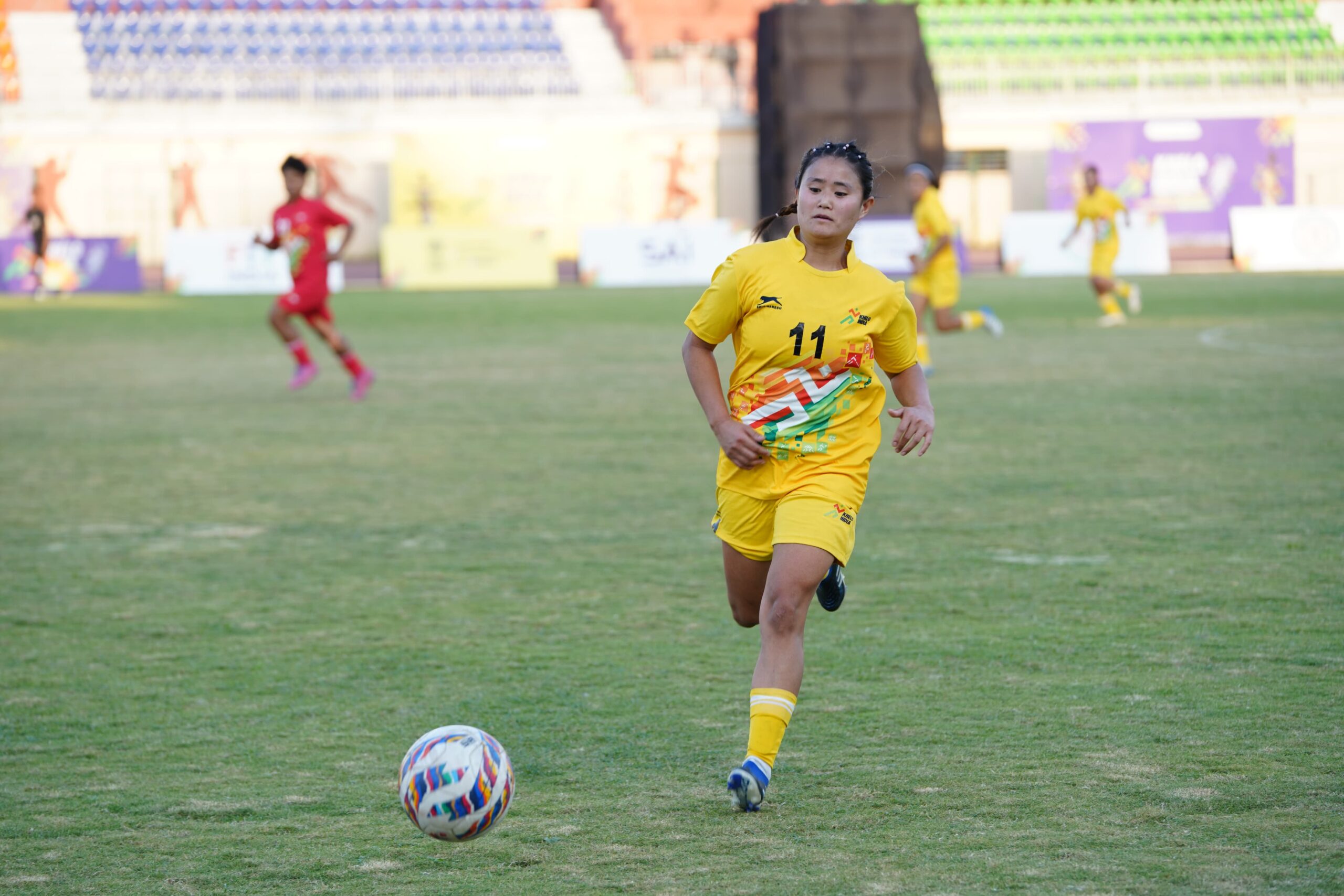 बालिका फुटबॉल प्रतियोगिता में असम ने सिक्किम और तमिलनाडु ने आंध्रप्रदेश को 3-0 से किया पराजित बालिका फुटबॉल प्रतियोगिता में असम ने सिक्किम और तमिलनाडु ने आंध्रप्रदेश को 3-0 से किया पराजित