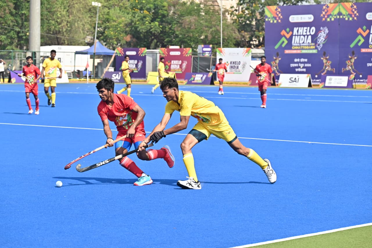 हॉकी में छत्तीसगढ़ को कांस्य पदक हॉकी में छत्तीसगढ़ को कांस्य पदक