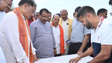 निर्माणाधीन नालंदा परिसर का मुख्यमंत्री श्री साय ने किया निरीक्षण: गुणवत्तापूर्ण एवं समय-सीमा में कार्य पूर्ण करने के दिए निर्देश