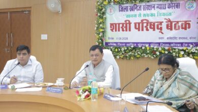 कोरबा जिले के विकास का महत्वपूर्ण आधार है डीएमएफ – मंत्री श्री लखनलाल देवांगन