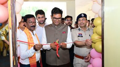 वित्त मंत्री श्री ओपी चौधरी ने पुलिस लाइन उर्दना में अत्याधुनिक पुलिस जिम का किया लोकार्पण