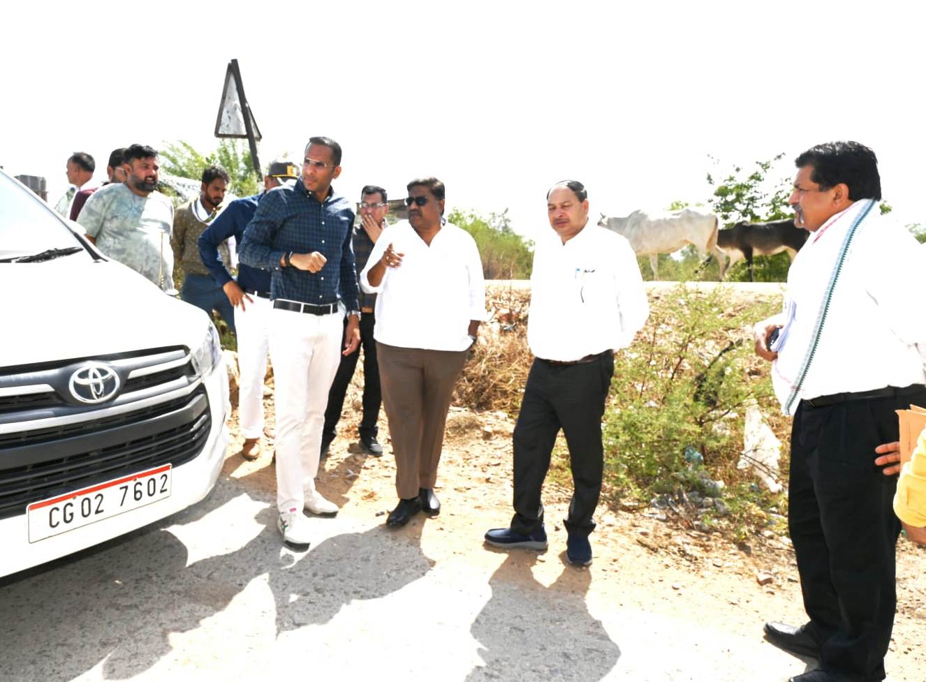 लोक निर्माण विभाग के सचिव ने निर्माणाधीन राष्ट्रीय राजमार्ग-130ए का किया निरीक्षण